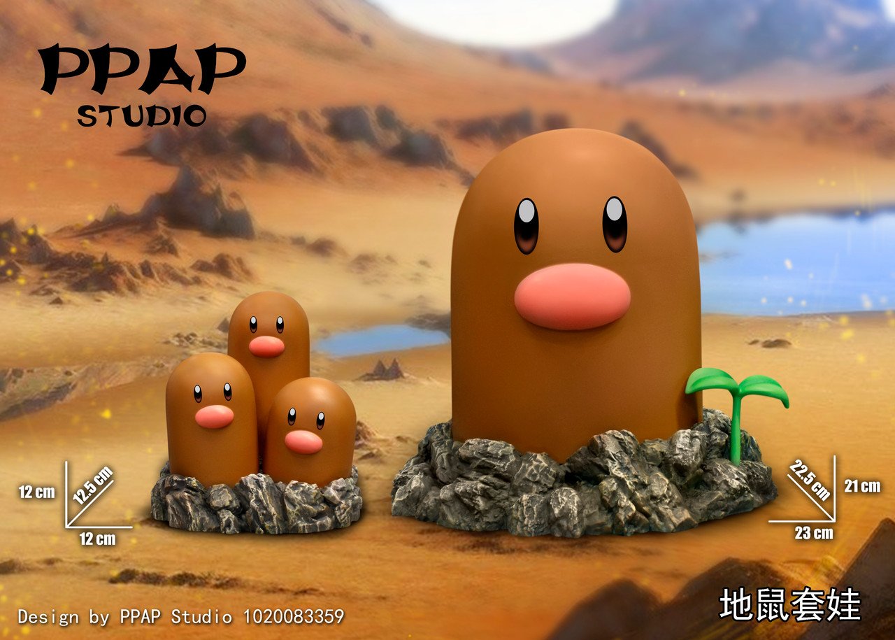 PPAP Studio - Diglett & Dugtrio - 1/1 - GK Collector